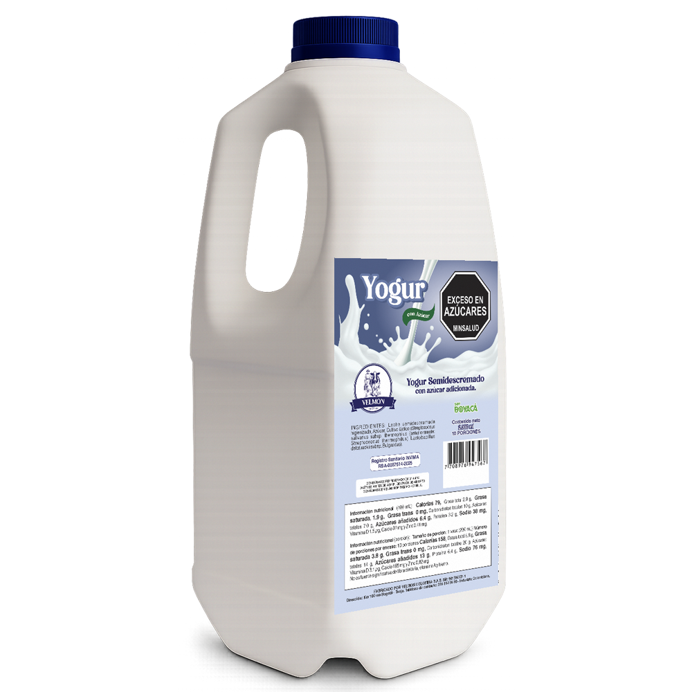 Yogur con Azúcar 2000ml